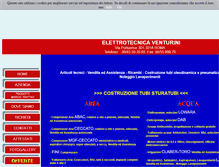 Tablet Screenshot of elettrotecnicaventurini.com